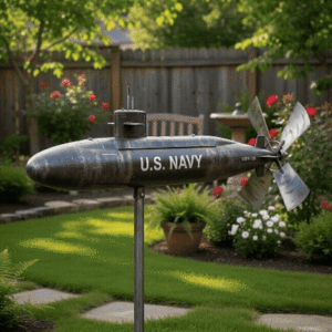 Navy Submarine Wind Spinner